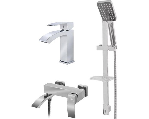 Комплект смесителей Grocenberg GB1007CR Хром