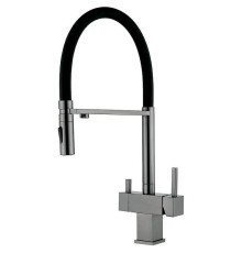 Смеситель для кухни Grocenberg GB4098BG Графит