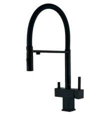 Смеситель для кухни Grocenberg GB4098BL Черный матовый