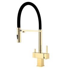 Смеситель для кухни Grocenberg GB4098GO Золото