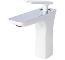 Смеситель для раковины Grocenberg GB1001NWC Белый Хром