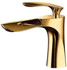 Смеситель для раковины Grocenberg GB2001GO Золото