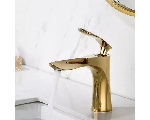 Смеситель для раковины Grocenberg GB2001GO Золото