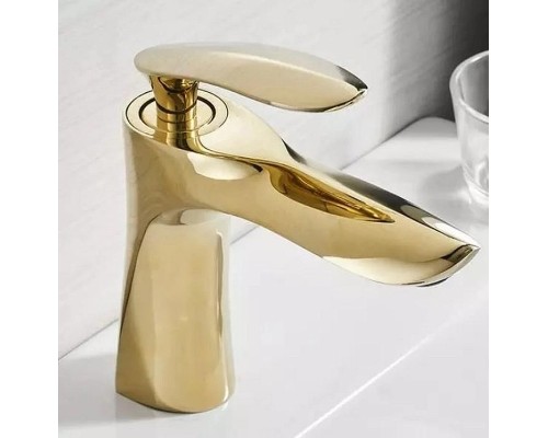 Смеситель для раковины Grocenberg GB2001GO Золото