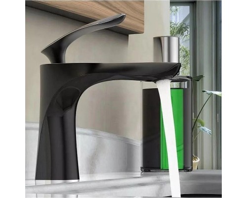 Смеситель для раковины Grocenberg GB2001BL Черный матовый