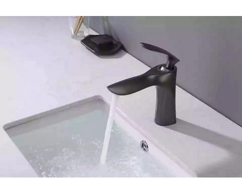 Смеситель для раковины Grocenberg GB2001BL Черный матовый