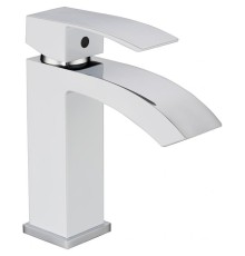 Смеситель для раковины Grocenberg GB2007WC Белый Хром