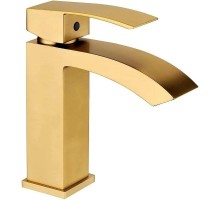 Смеситель для раковины Grocenberg GB2007MG Золото матовое