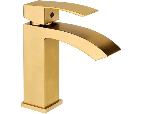 Смеситель для раковины Grocenberg GB2007MG Золото матовое