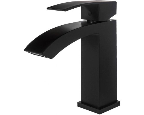 Смеситель для раковины Grocenberg GB2007BL Черный матовый