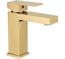 Смеситель для раковины Grocenberg GB2008GO Золото