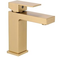 Смеситель для раковины Grocenberg GB2008MG Золото матовое