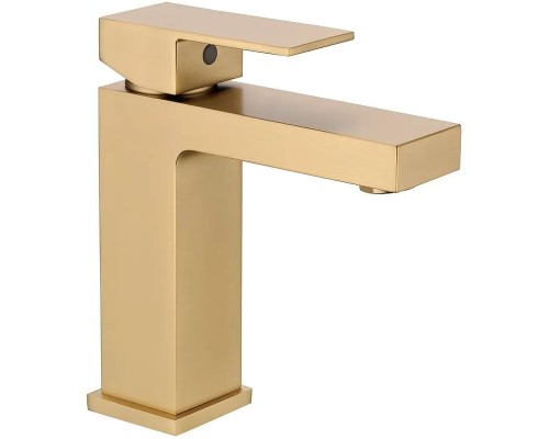 Смеситель для раковины Grocenberg GB2008MG Золото матовое