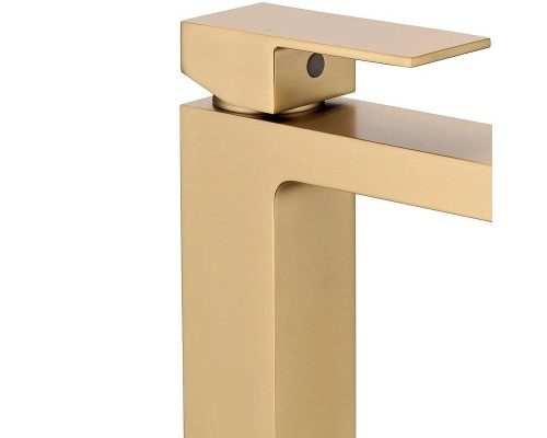 Смеситель для раковины Grocenberg GB2008MG Золото матовое