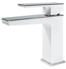 Смеситель для раковины Grocenberg GB2088WC Белый Хром