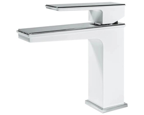 Смеситель для раковины Grocenberg GB2088WC Белый Хром