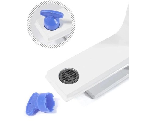 Смеситель для раковины Grocenberg GB2088WC Белый Хром