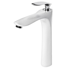 Смеситель для раковины Grocenberg GB3001WC Белый Хром