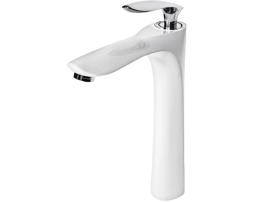 Смеситель для раковины Grocenberg GB3001WC Белый Хром