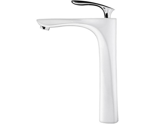 Смеситель для раковины Grocenberg GB3001WC Белый Хром