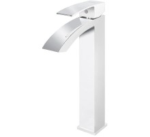 Смеситель для раковины Grocenberg GB3007WC Белый Хром