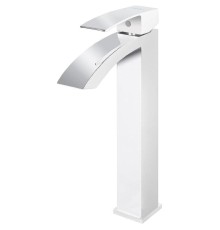 Смеситель для раковины Grocenberg GB3007WC Белый Хром