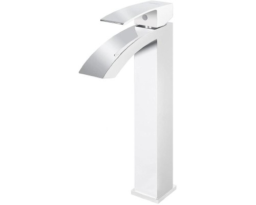 Смеситель для раковины Grocenberg GB3007WC Белый Хром