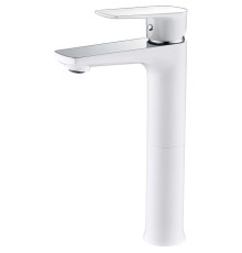 Смеситель для раковины Grocenberg GB3009WC Белый Хром