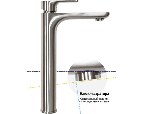 Смеситель для раковины Grocenberg GB3009NK Никель