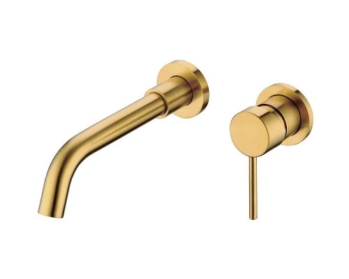 Смеситель для раковины Grocenberg GB511GL Золото брашированное