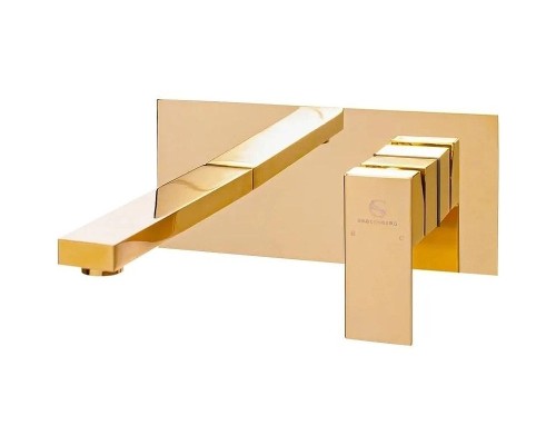 Смеситель для раковины Grocenberg GB588GO Золото