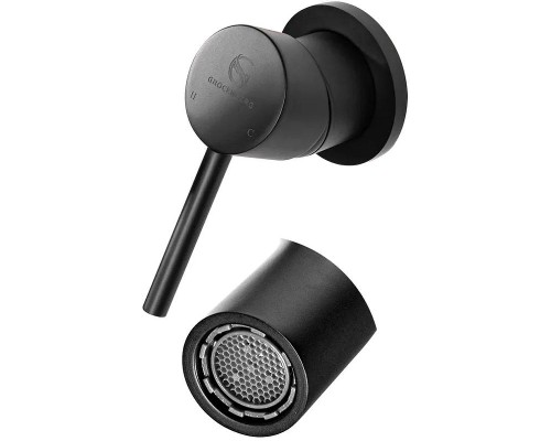 Смеситель для раковины Grocenberg GB511BL Черный матовый