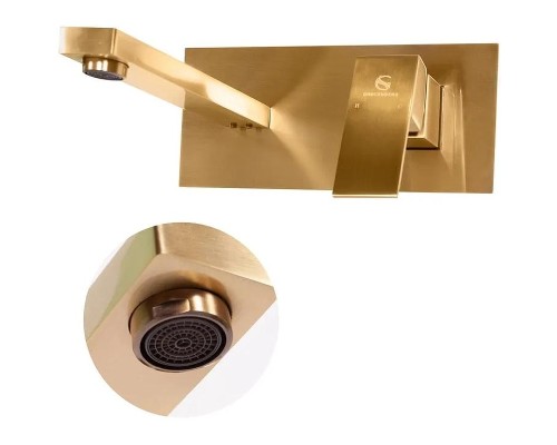 Смеситель для раковины Grocenberg GB588BR Бронза