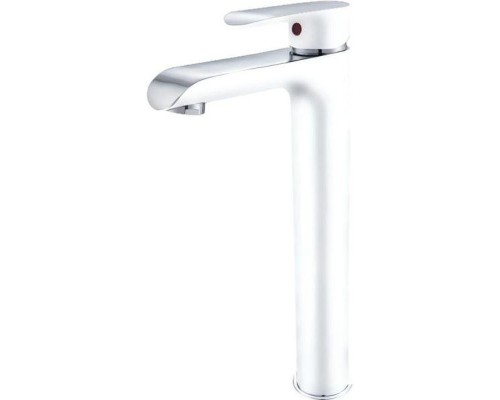 Смеситель для раковины Grocenberg GB3010WC Белый Хром