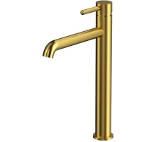 Смеситель для раковины Grocenberg GB3029GL Золото брашированное