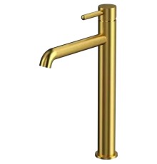 Смеситель для раковины Grocenberg GB3029GL Золото брашированное