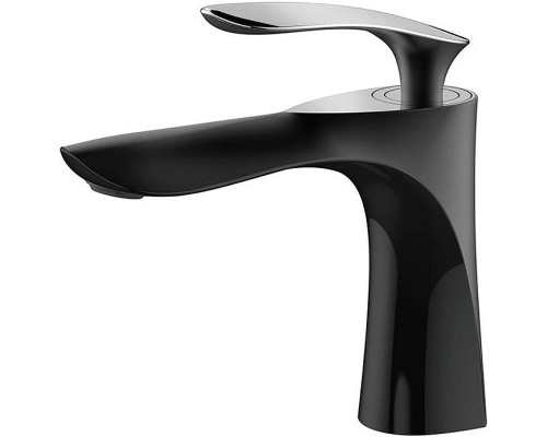 Смеситель для раковины Grocenberg GB2001BC Черный Хром