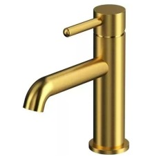 Смеситель для раковины Grocenberg GB2099GL Золото брашированное