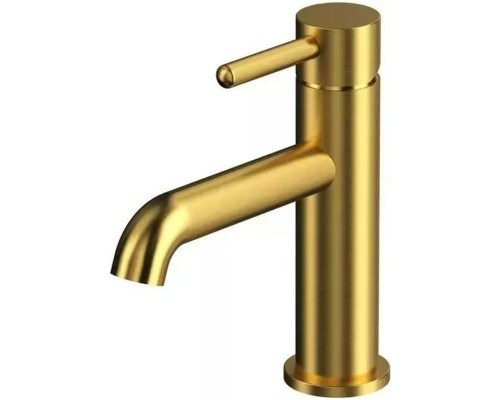 Смеситель для раковины Grocenberg GB2099GL Золото брашированное
