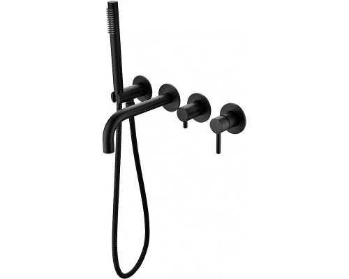 Смеситель для ванны Grocenberg GB5070BL Черный матовый