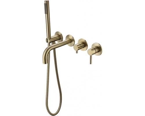 Смеситель для ванны Grocenberg GB5070MG Золото матовое