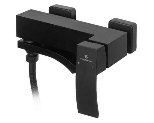 Смеситель для ванны Grocenberg GB8007BL Черный матовый