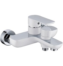 Смеситель для ванны Grocenberg GB8009WC Белый Хром