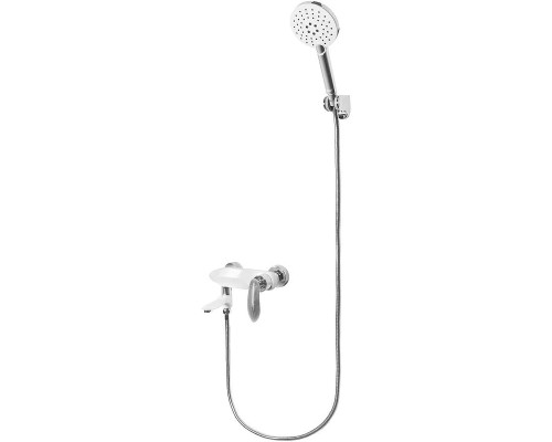 Смеситель для кухни Grocenberg GB8001WC Белый Хром