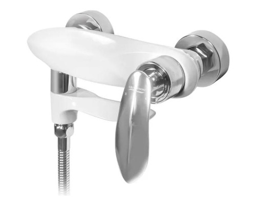 Смеситель для кухни Grocenberg GB8001WC Белый Хром