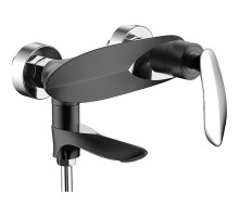 Смеситель для ванны Grocenberg GB8001BC Черный Хром