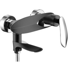 Смеситель для ванны Grocenberg GB8001BC Черный Хром