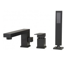 Смеситель на борт ванны Grocenberg GB6008BL Черный матовый