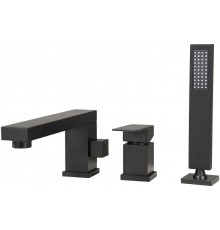 Смеситель на борт ванны Grocenberg GB6008BL Черный матовый