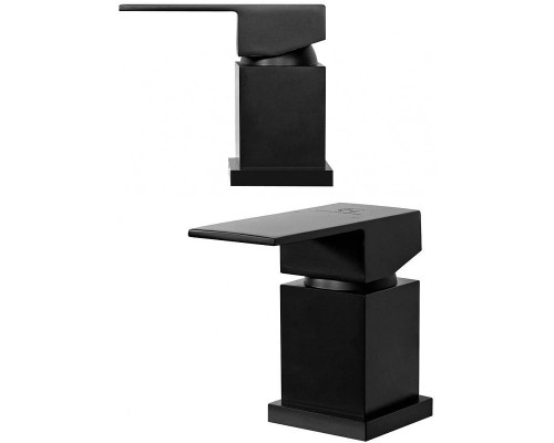 Смеситель на борт ванны Grocenberg GB6008BL Черный матовый